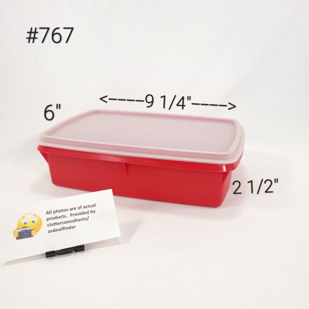 Tupperware Bundle #1535 Tray #767 Stow-N-Go #3155 Soup Mug #5107L Tumblers - Picture 7 of 10